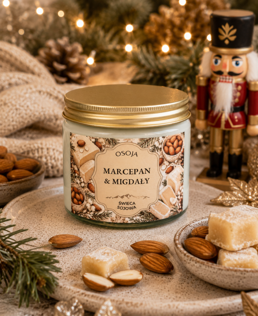 Świeca Sojowa Marcepan &amp; Migdały 250 ml