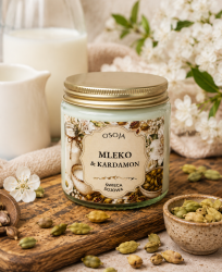 Świeca Sojowa Mleko &amp; Kardamon 120 ml