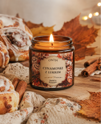 Świeca Sojowa Cynamonki z Lukrem 120 ml