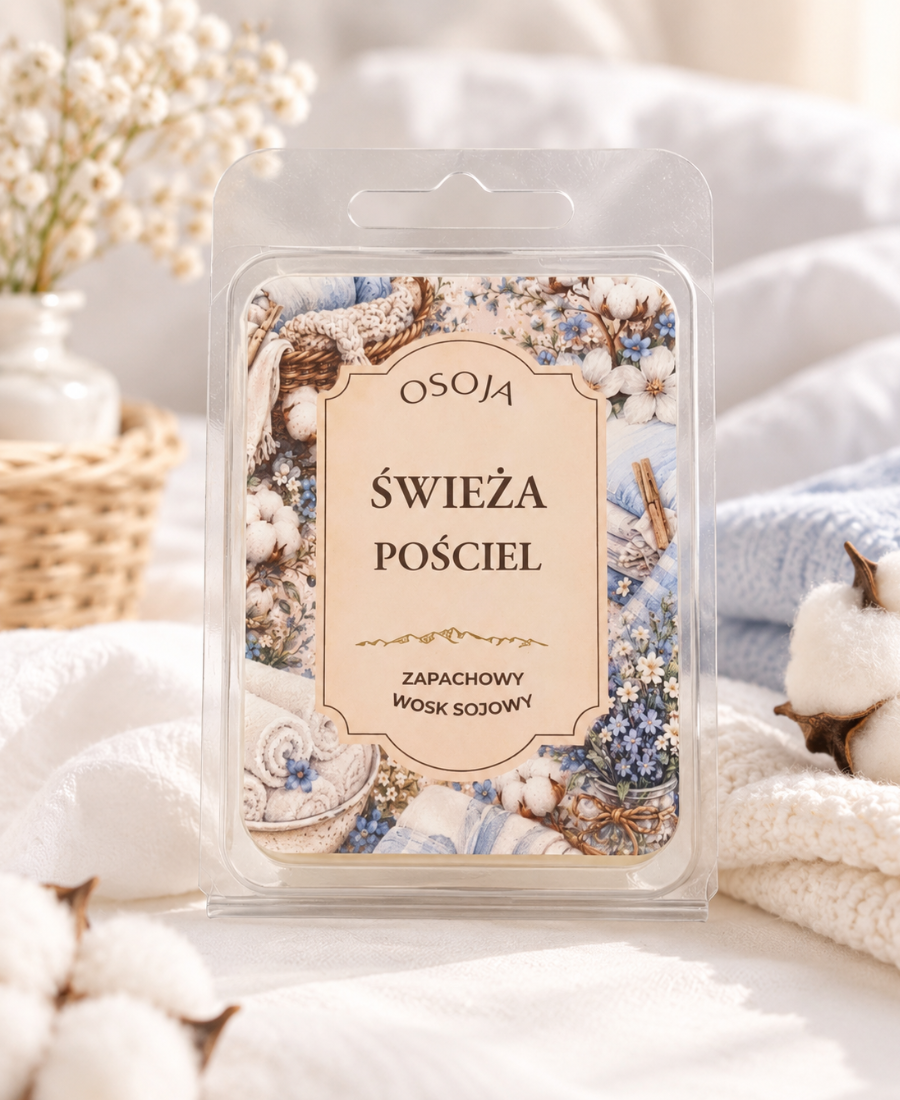Wosk zapachowy Świeża Pościel