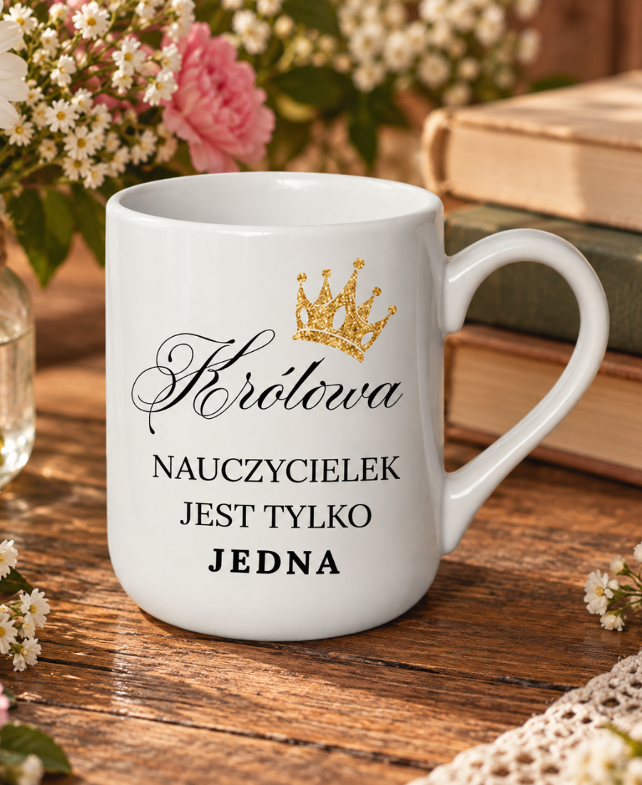 Kubek Królowa nauczycielek jest tylko jedna