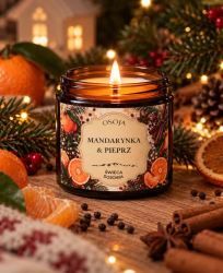 Świeca Sojowa Mandarynka &amp; Pieprz 120 ml