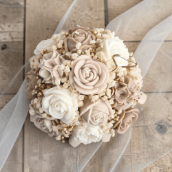 Flower Box ze Świec Sojowych – Miedziany
