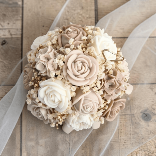 Flower Box ze Świec Sojowych – Miedziany
