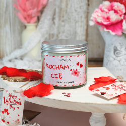 Świeca Sojowa Kocham Cię