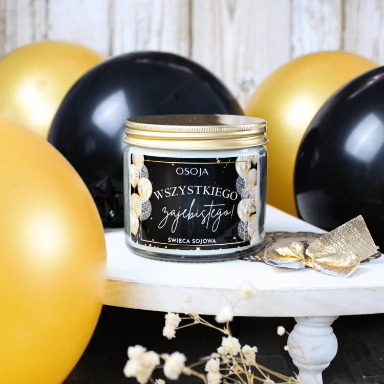 Świeca sojowa Wszystkiego zajebistego!