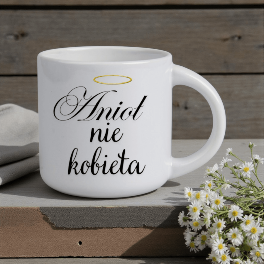 Kubek Anioł nie kobieta