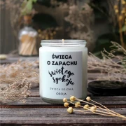 Świeca Sojowa o Zapachu Świętego Spokoju