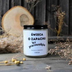 Świeca Sojowa o zapachu Łez Pracowników