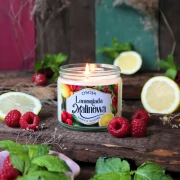 Świeca Sojowa Lemoniada Malinowa 