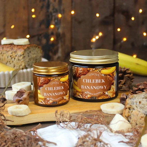 Świeca Sojowa Chlebek Bananowy