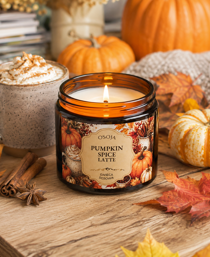 Świeca sojowa Pumpkin Spice Latte