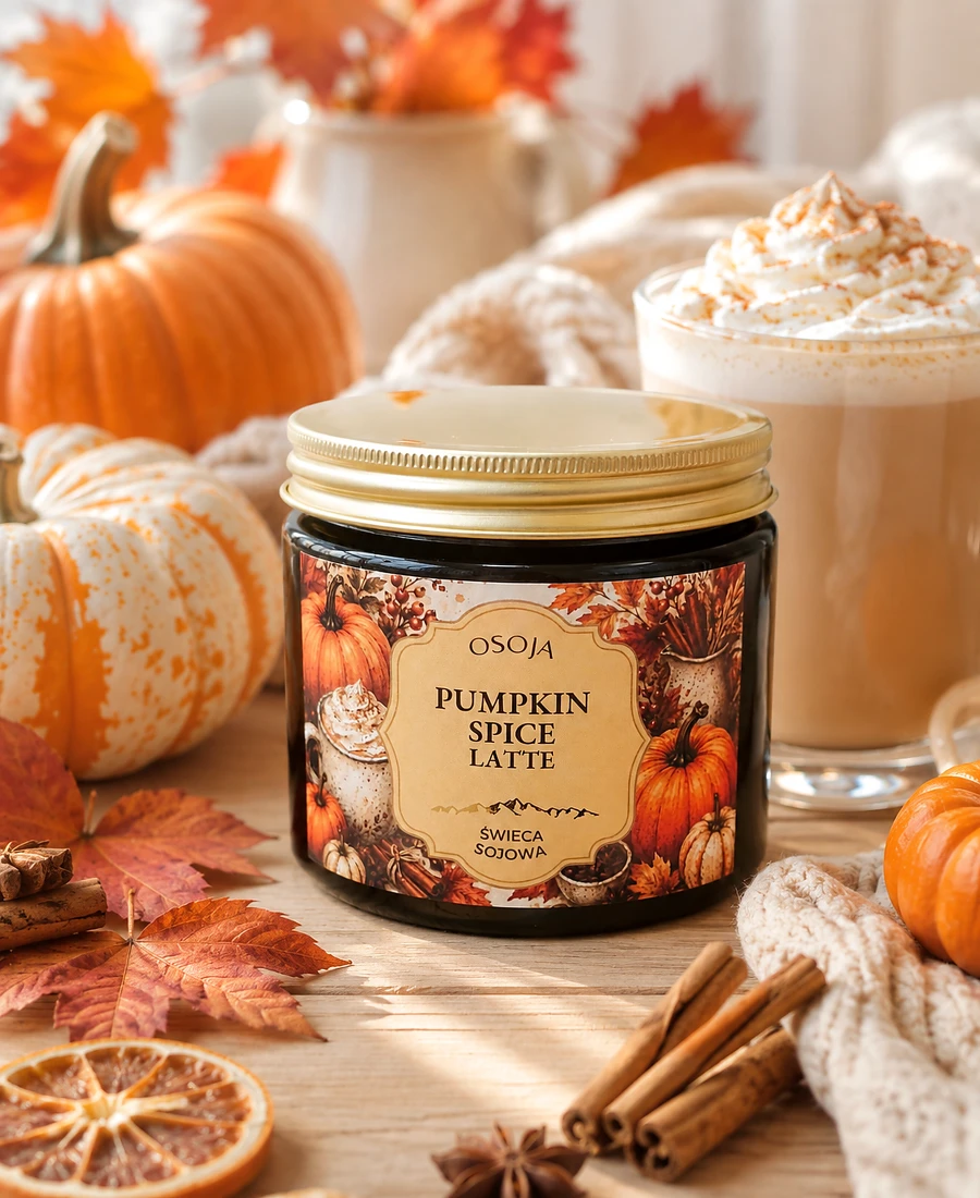 Świeca sojowa Pumpkin Spice Latte