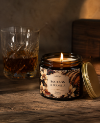 Świeca sojowa Bourbon &amp; Wanilia