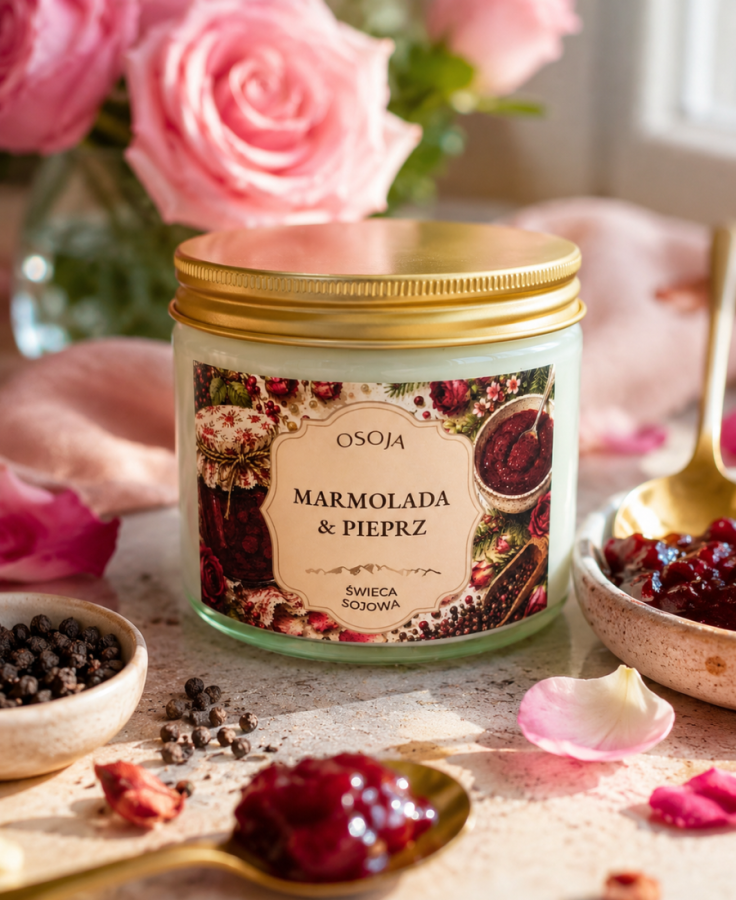 Świeca Sojowa Marmolada i Pieprz 250 ml