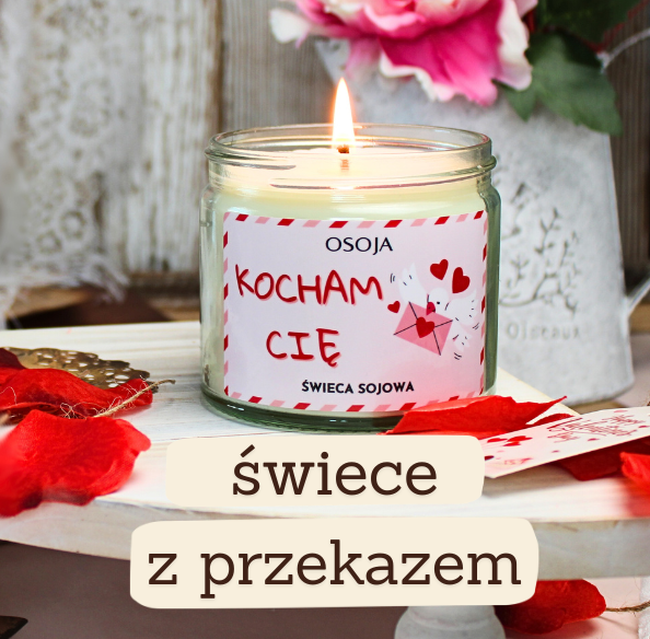 Świece Sojowe z Przekazem