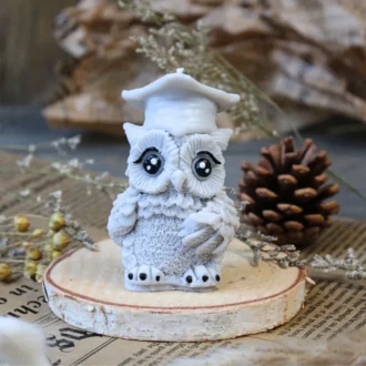 Świeca Sojowa Sowa Szara