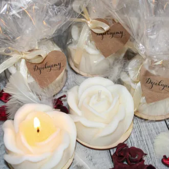 Świeca Sojowa Róża