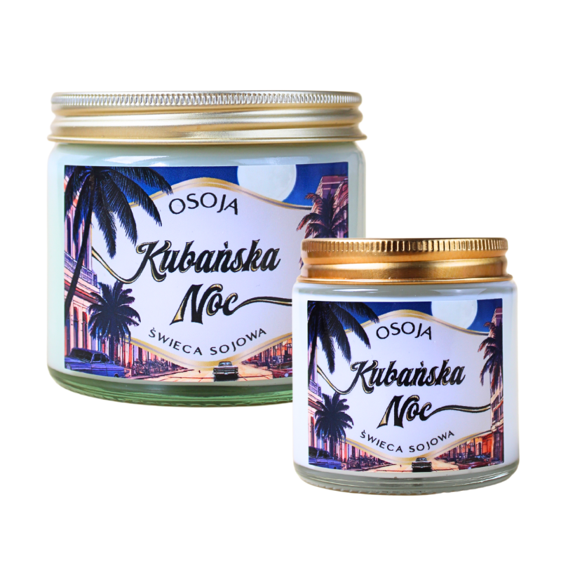 Świeca Sojowa Kubańska Noc