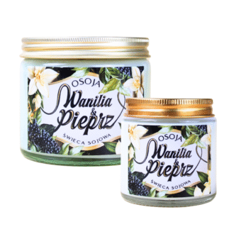 Świeca Sojowa Wanilia & Pieprz