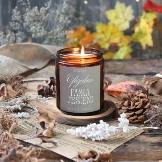 Świeca Sojowa Oficjalna Fanka Jesieni