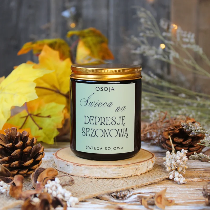 Świeca Sojowa - Świeca na depresję sezonową