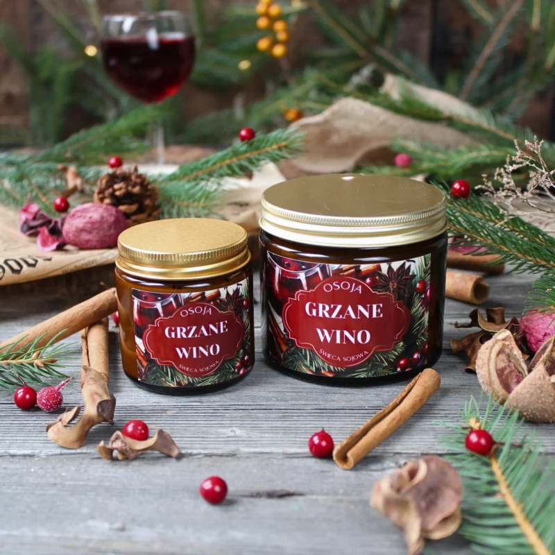 Świeca Sojowa Grzane Wino - obrazek 4