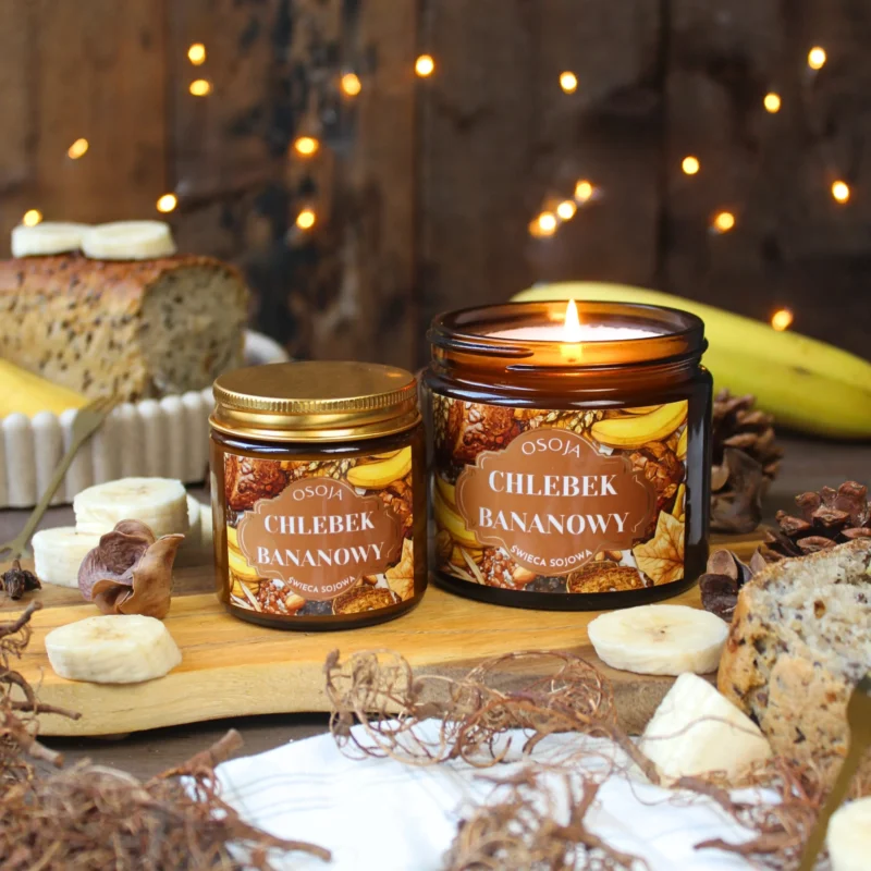 Świeca Sojowa Chlebek Bananowy