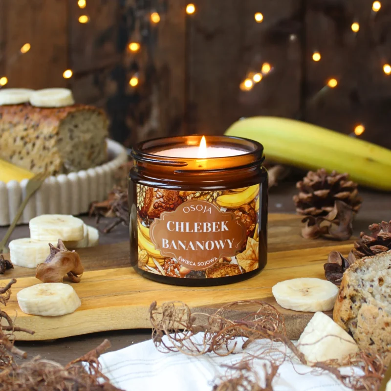 Świeca Sojowa Chlebek Bananowy - obrazek 3