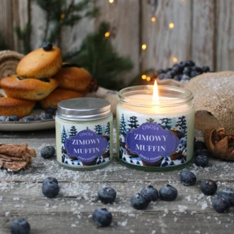 Świeca Sojowa Zimowy Muffin