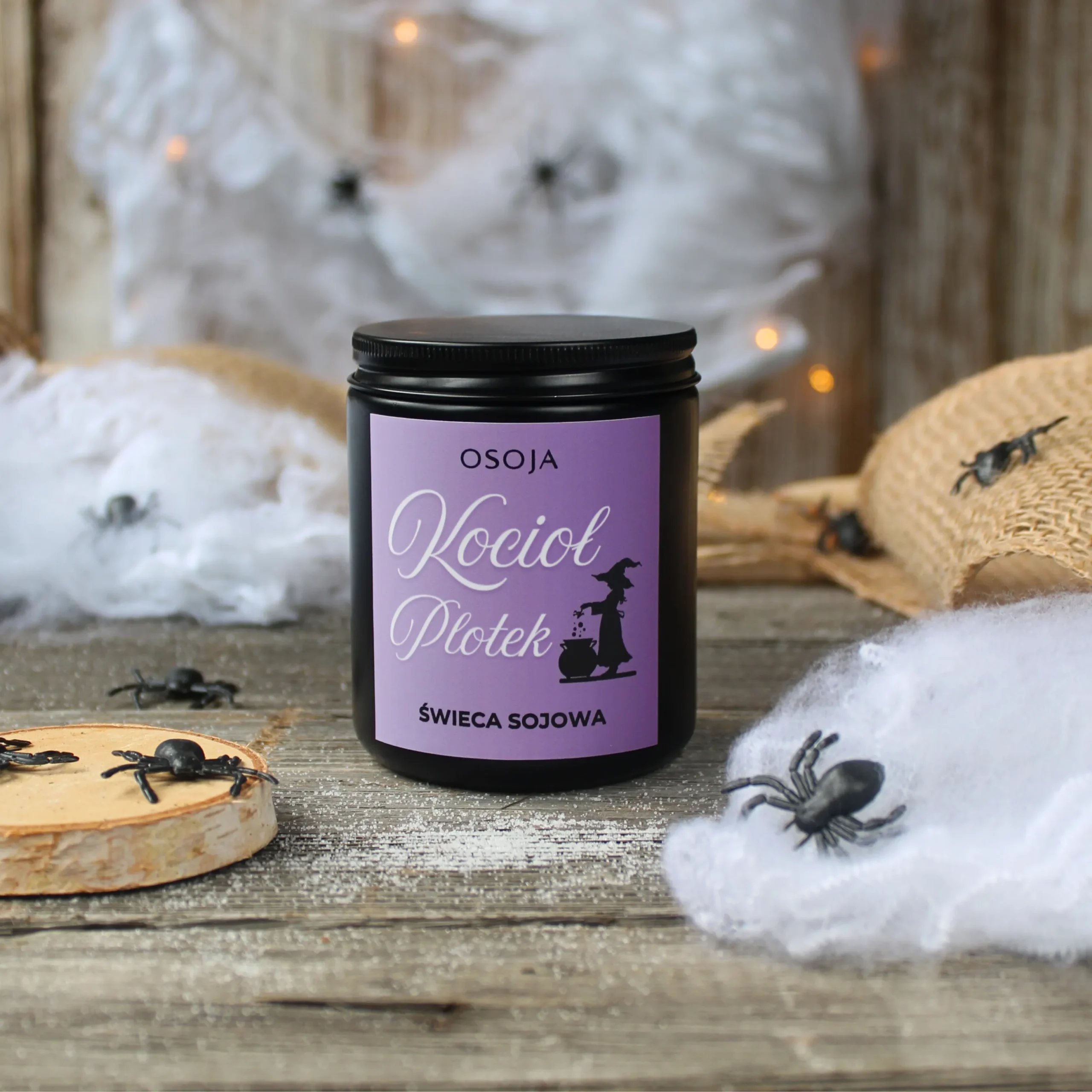 Świeca Sojowa Kocioł Plotek