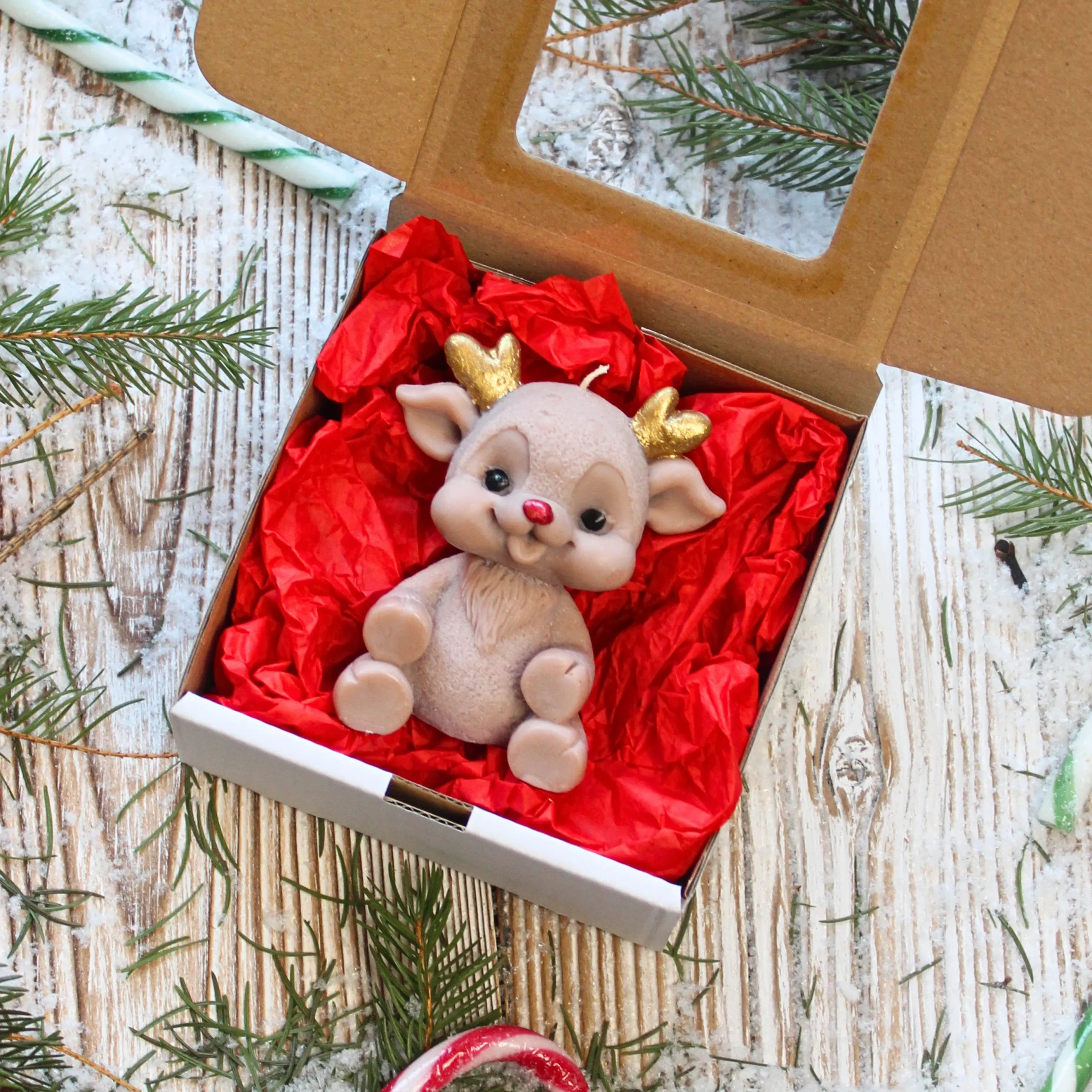 Świeca Sojowa Renifer