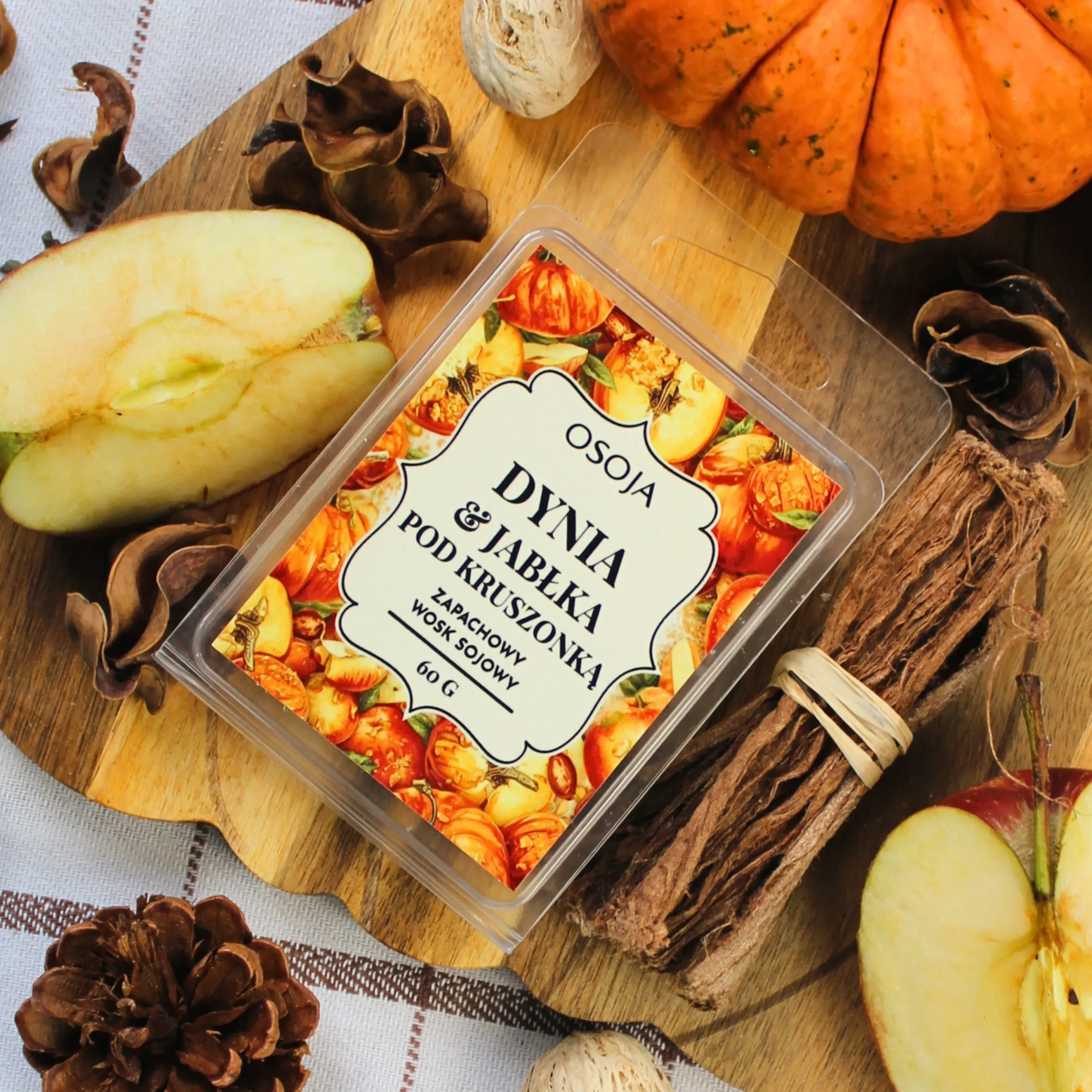 Wosk zapachowy Dynia & Jabłka pod Kruszonką