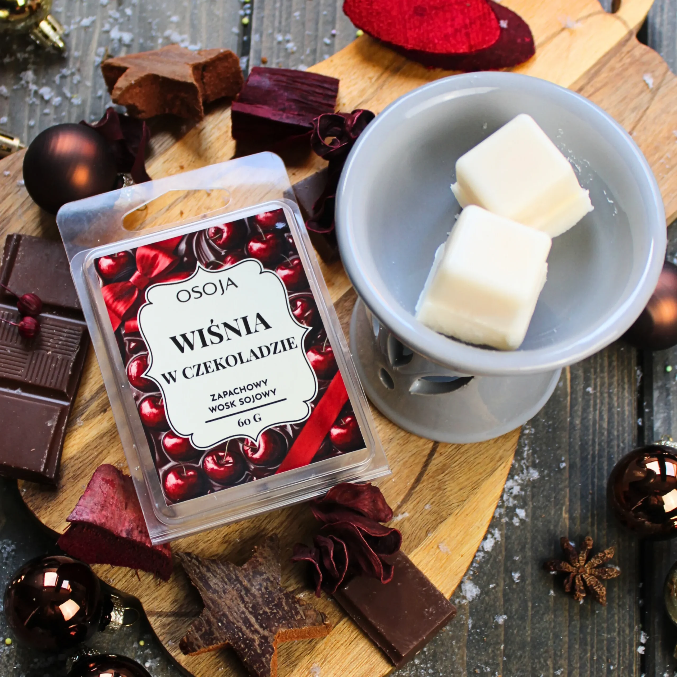 Wosk zapachowy Wiśnia w Czekoladzie - obrazek 2