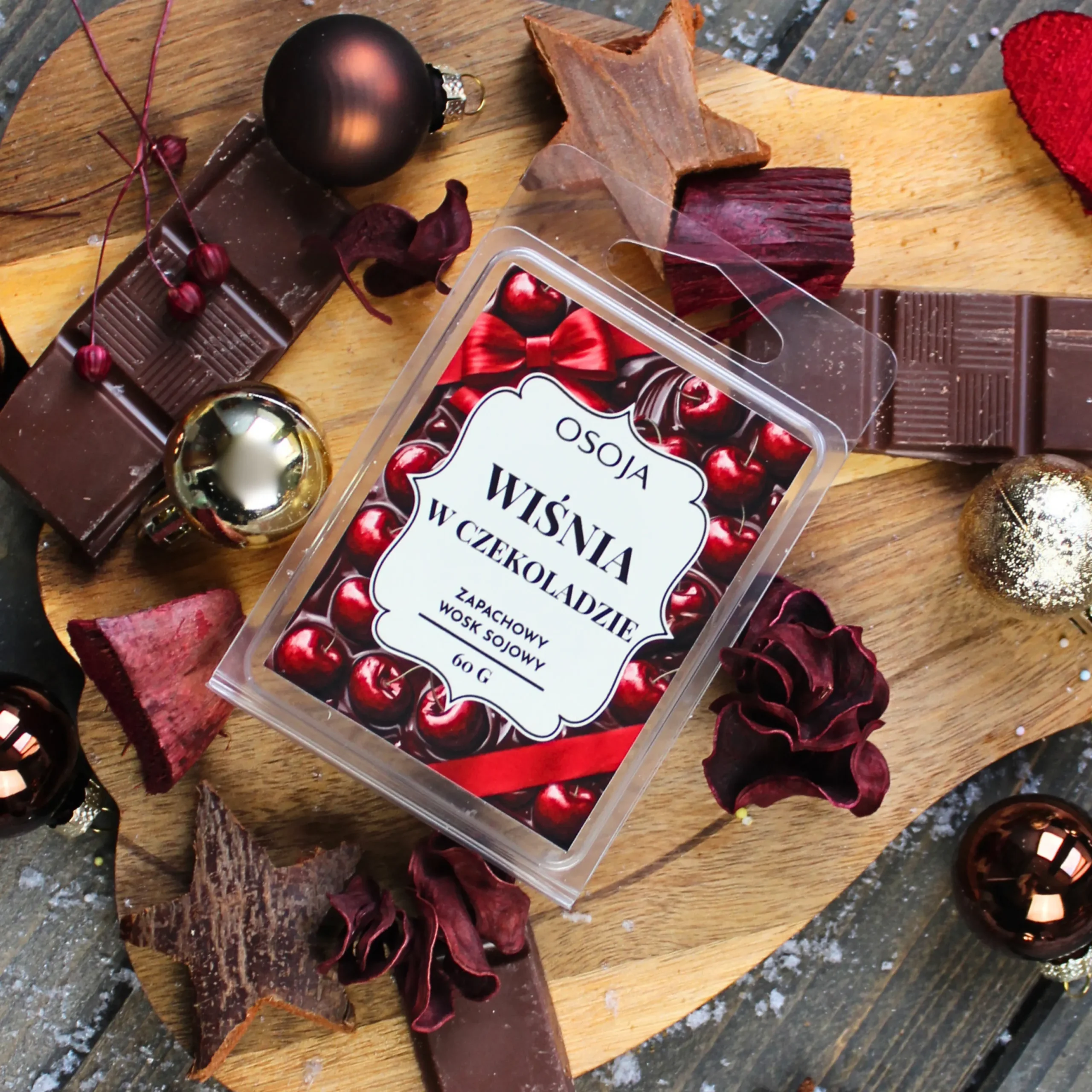 Wosk zapachowy Wiśnia w Czekoladzie