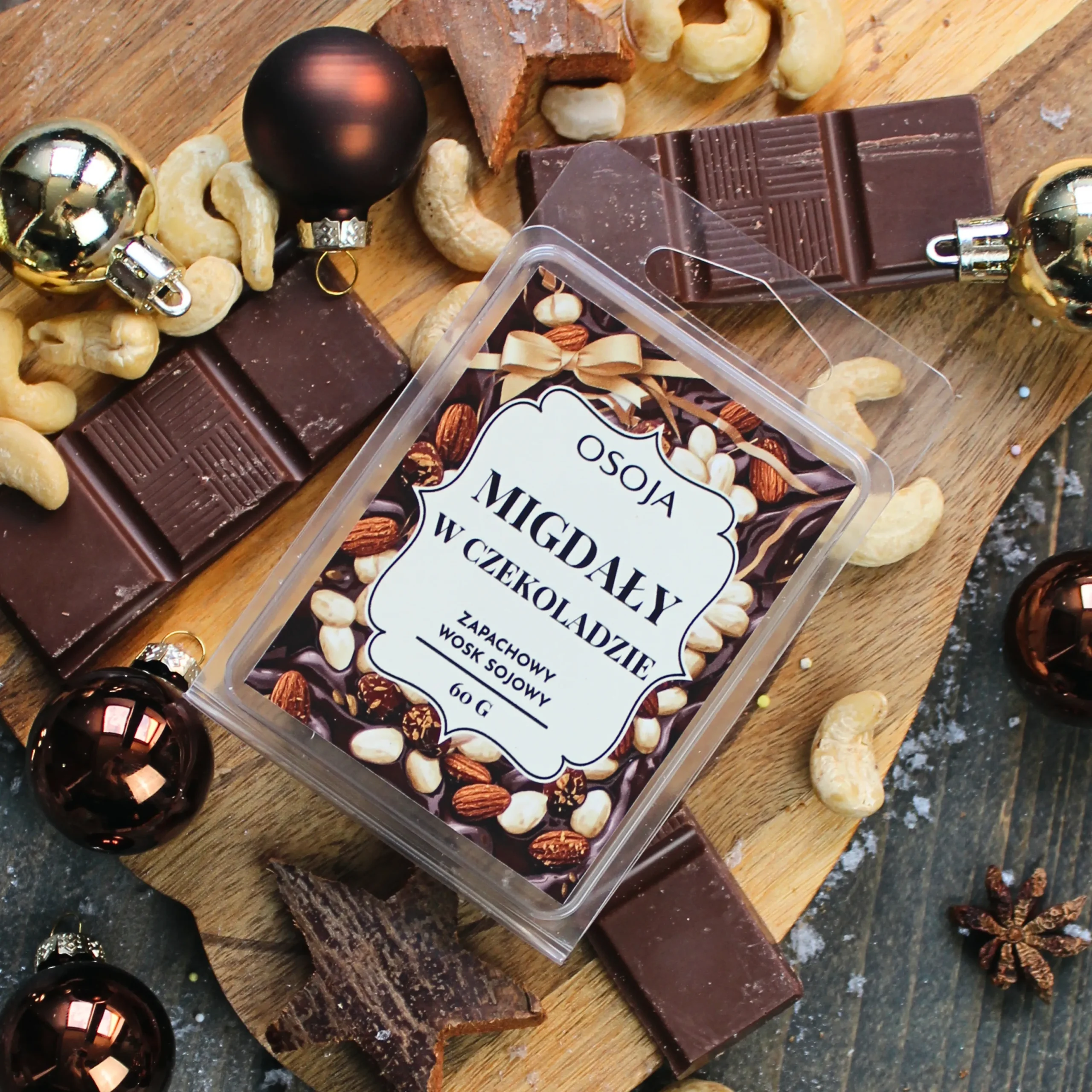 Wosk zapachowy Migdały w Czekoladzie
