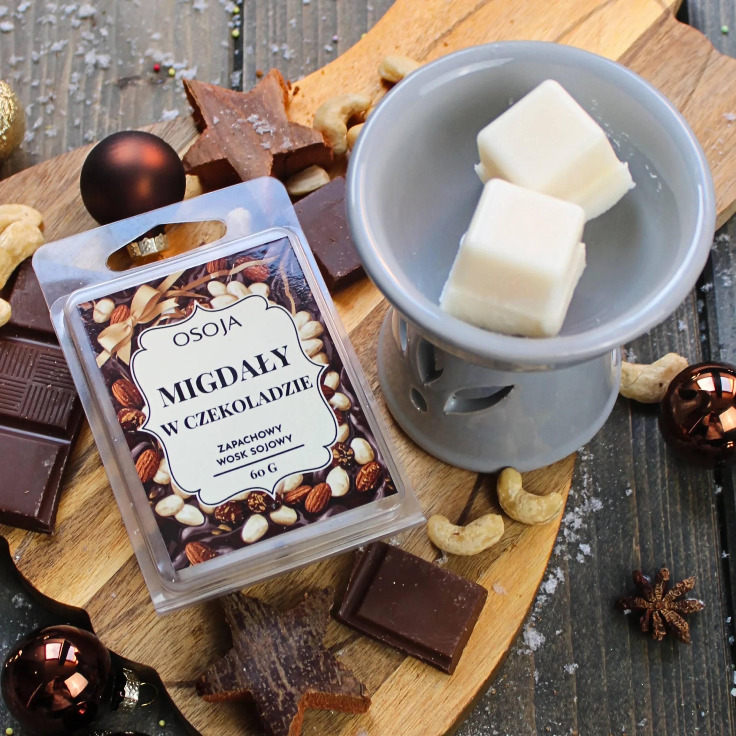 Wosk zapachowy Migdały w Czekoladzie - obrazek 2