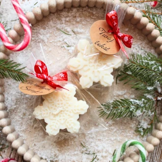 Świeca Sojowa Śnieżynka