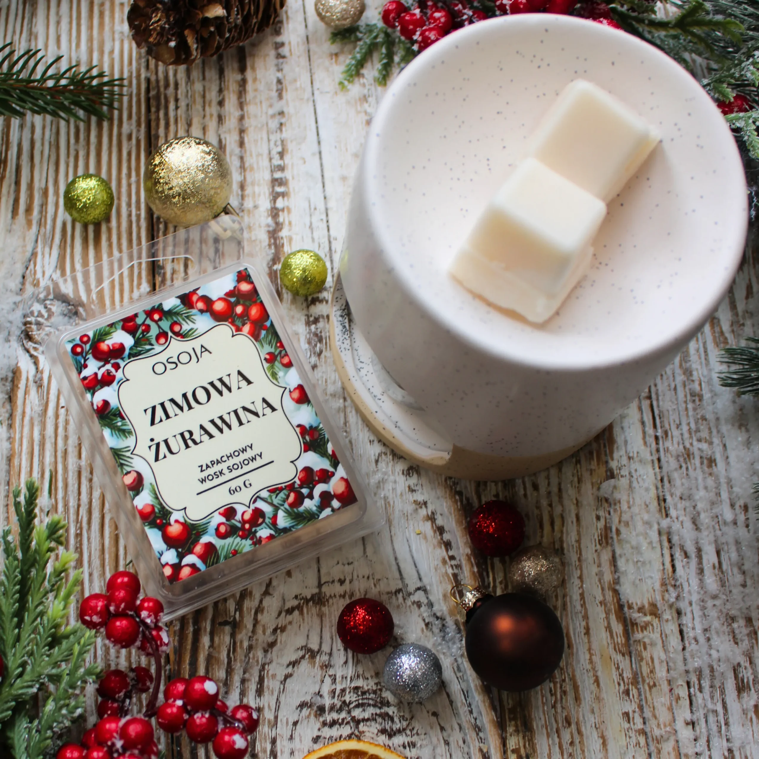 Wosk zapachowy Zimowa Żurawina - obrazek 2