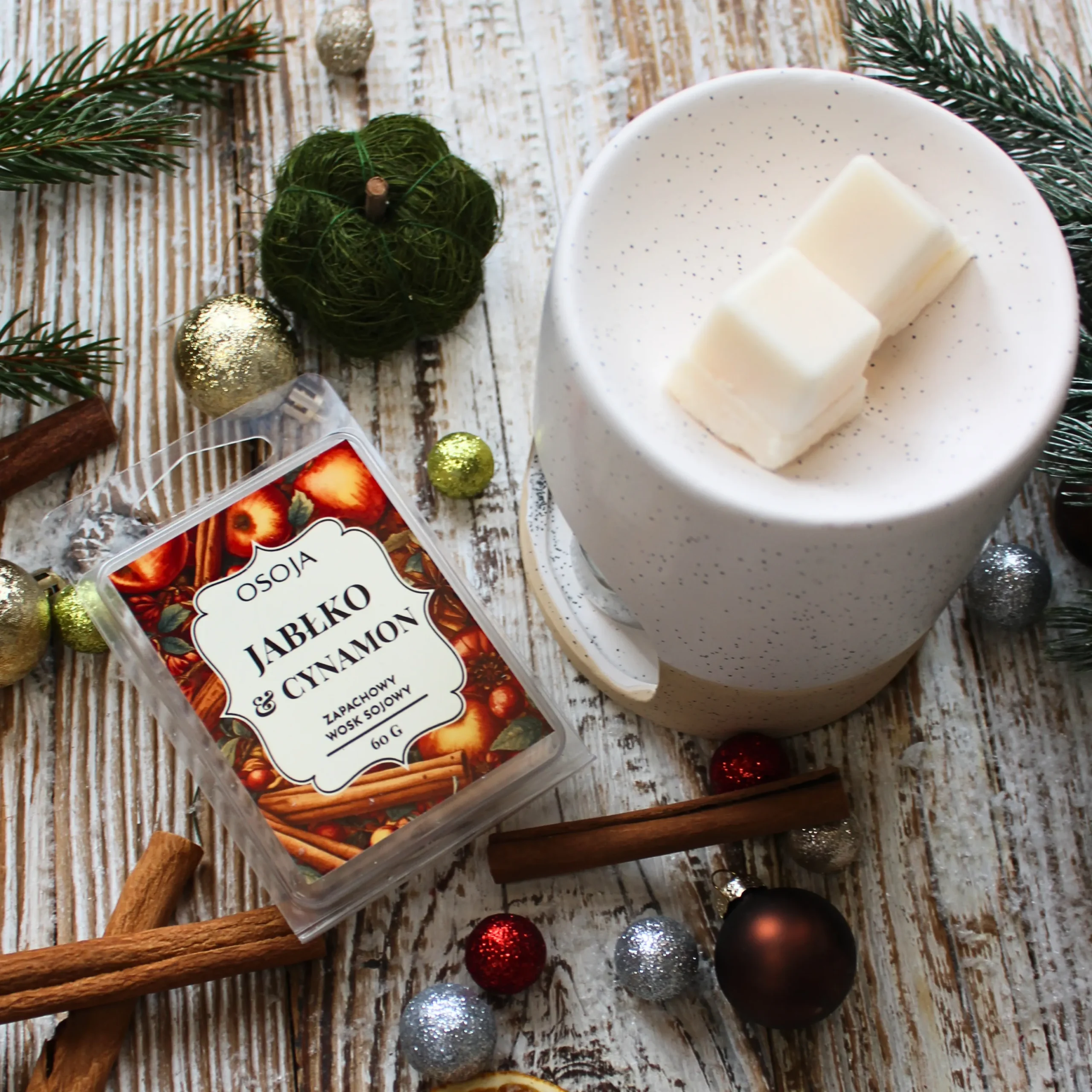 Wosk zapachowy Jabłko & Cynamon - obrazek 2