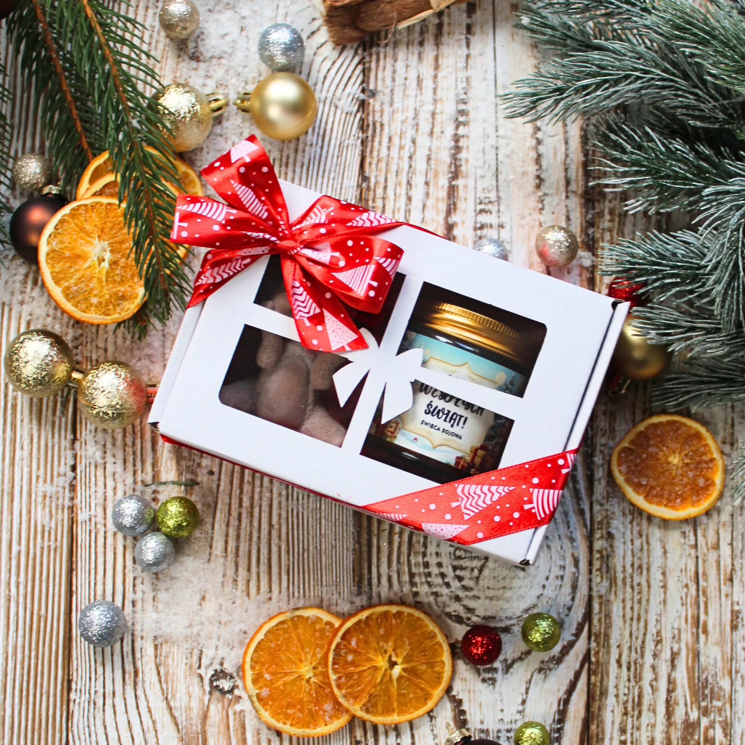 Zestaw prezentowy Reniferek i Świeca Sojowa Wesołych Świąt! - obrazek 2