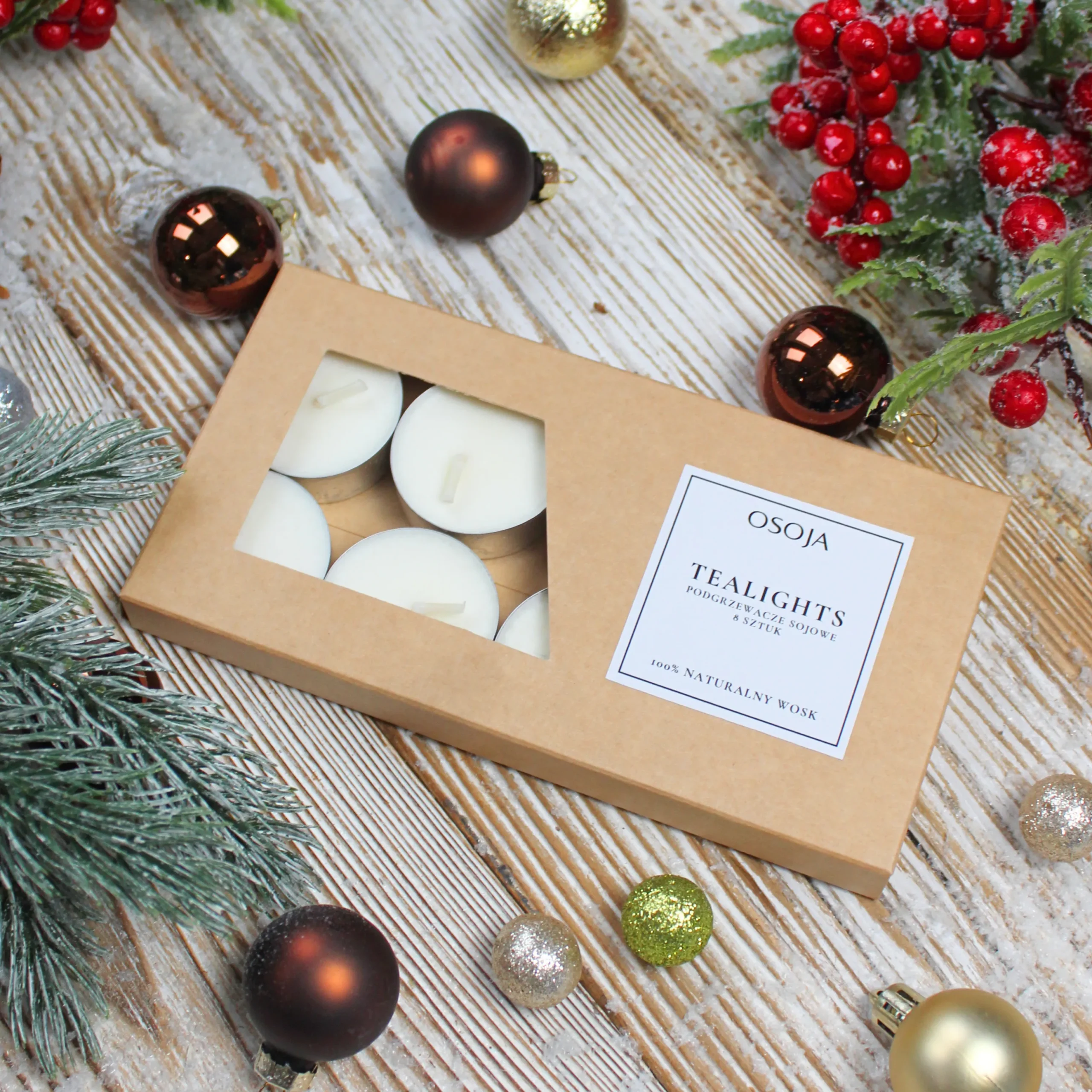 Tealighty sojowe podgrzewacze