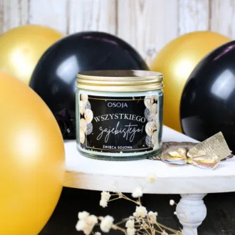 Świeca sojowa Wszystkiego zajebistego!