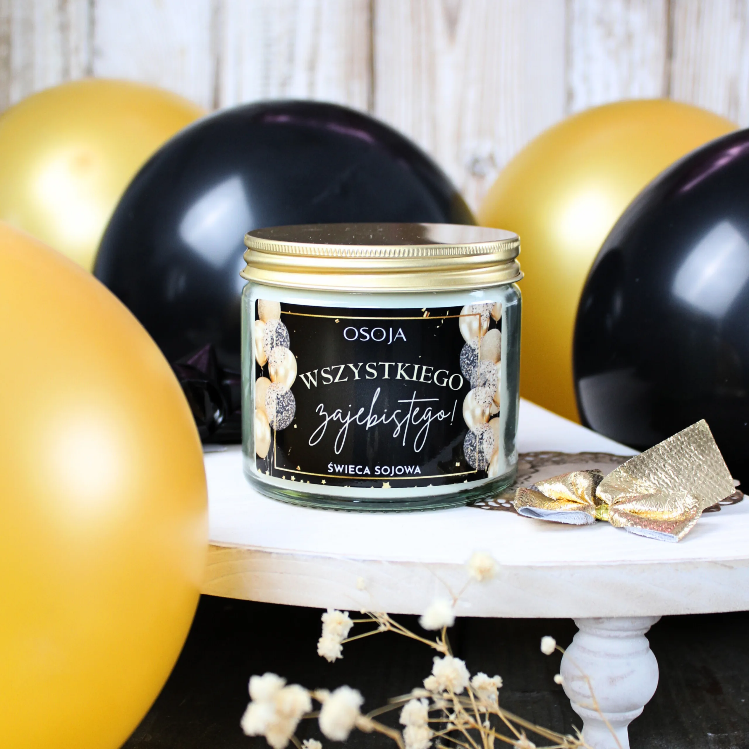 Świeca sojowa Wszystkiego zajebistego!
