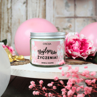 Świeca sojowa Najlepsze życzenia!