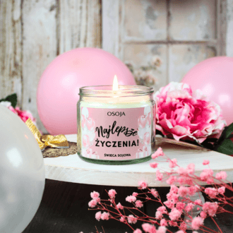 Świeca sojowa Najlepsze życzenia!