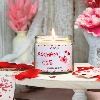 Świeca Sojowa Kocham Cię
