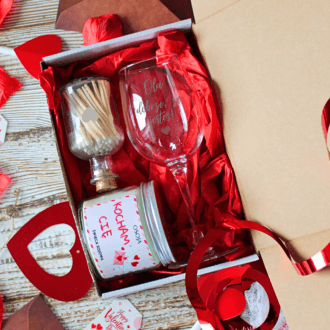 Zestaw prezentowy na Walentynki