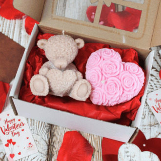 Zestaw Miś z serduszkiem i Serce