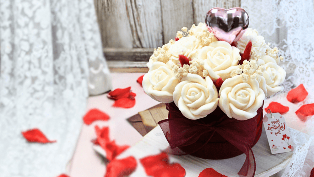 Flower boxy ze świec sojowych